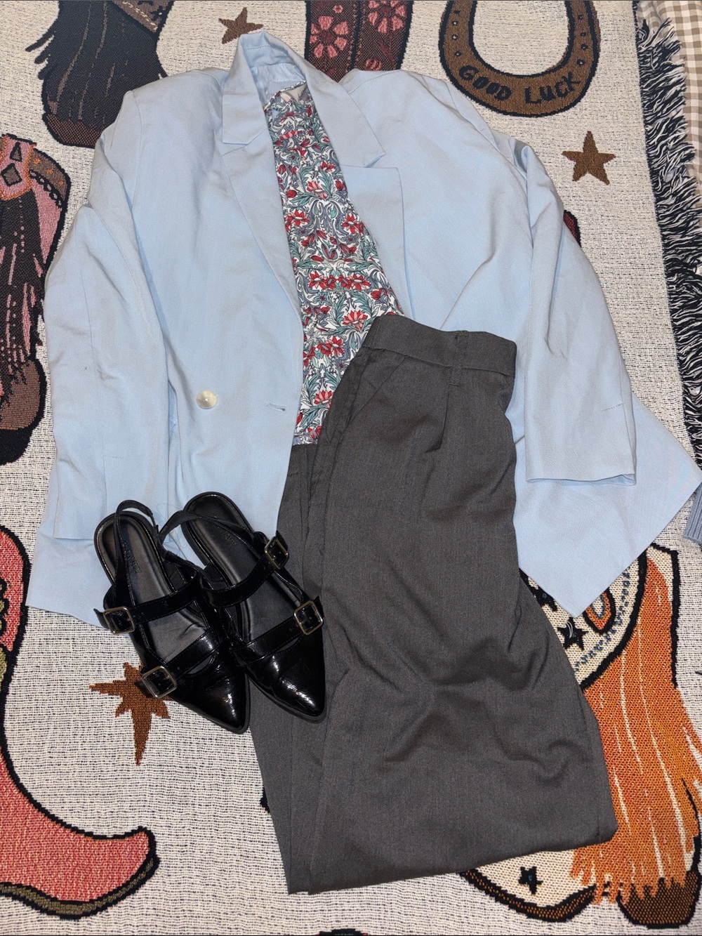 H&M Divided Charcoal Gray Trousers